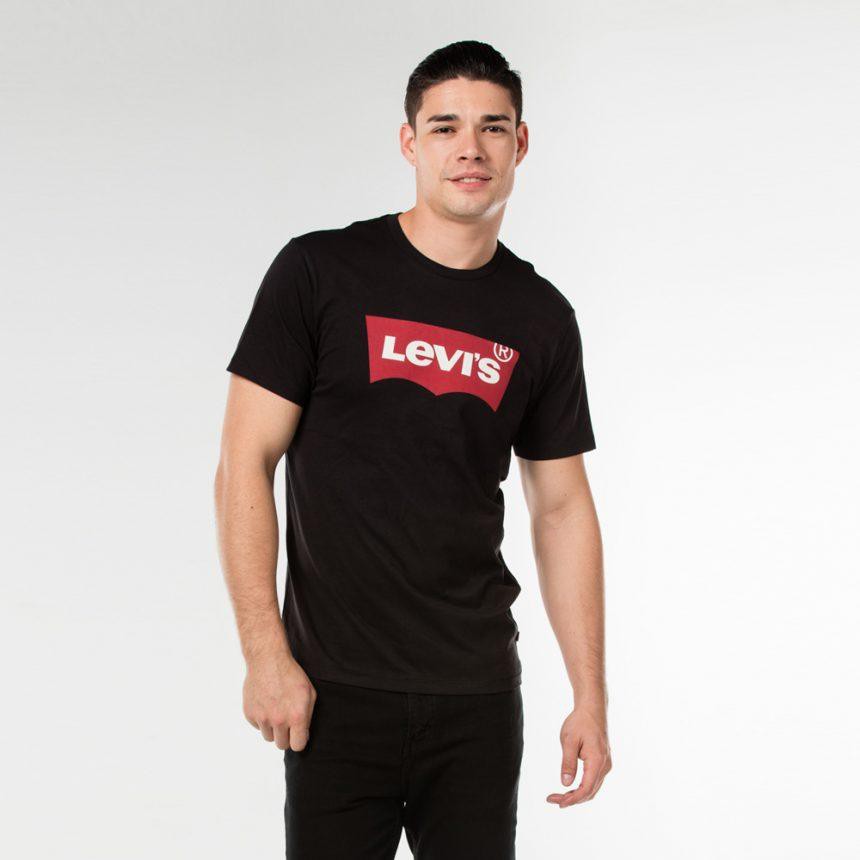 LEVI'S ® เสื้อยืดผู้ชาย BATWING T-SHIRT - ดำ CORE