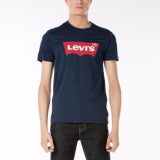 LEVI'S เสื้อยืด ลาย LEVI'S Batwing ชาย - น้ำเงิน CORE